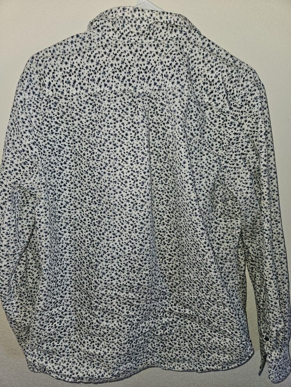 Denim & Flower Womans Floral Print Long Sleeve Button Up Shirt Size L - Picture 8 of 11